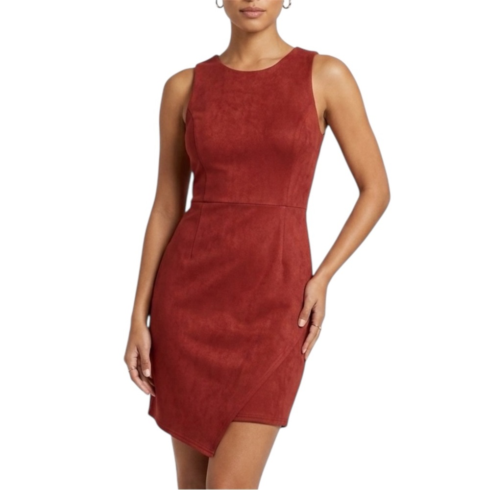 Sugar+Lips Sleeveless Asymmetrical Hem Dress